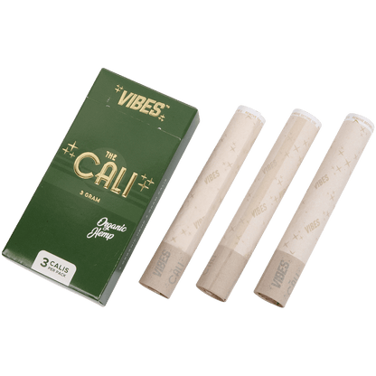 **VIBES- THE CALI- 3GRAMS- ORGANIC HEMP 3CALIS- 8CT.
