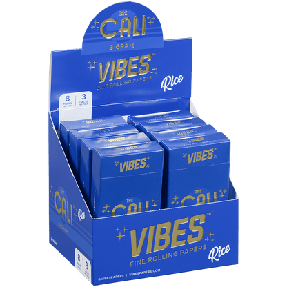**VIBES- THE CALI- 3GRAMS- RICE 3CALIS- 8CT.