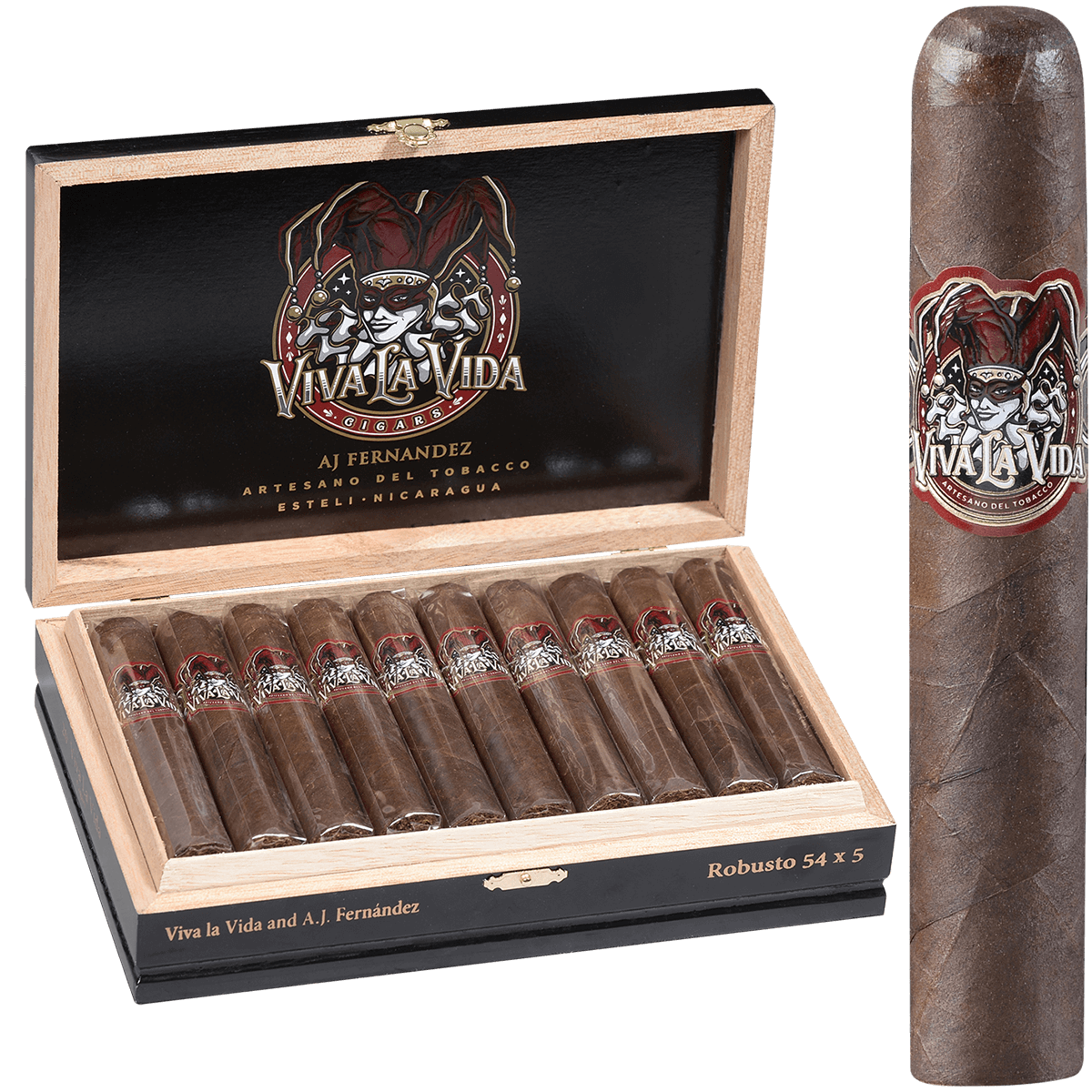 Artesano Del Tobacco Viva La Vida Robusto 20Ct. Box 5.00X54