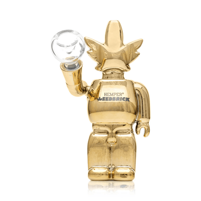 Hemper Leaf Brick Glass Water Pipe