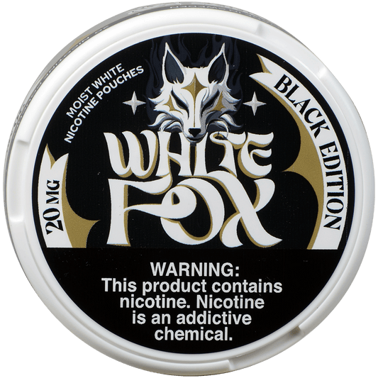 White Fox Black Edition Slims Portion 20Mg 5 Pk 20 Pouches/Can