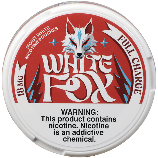 White Fox Full Charge Mint Regular Portion 18Mg 5Pk 15 Pouches/Can