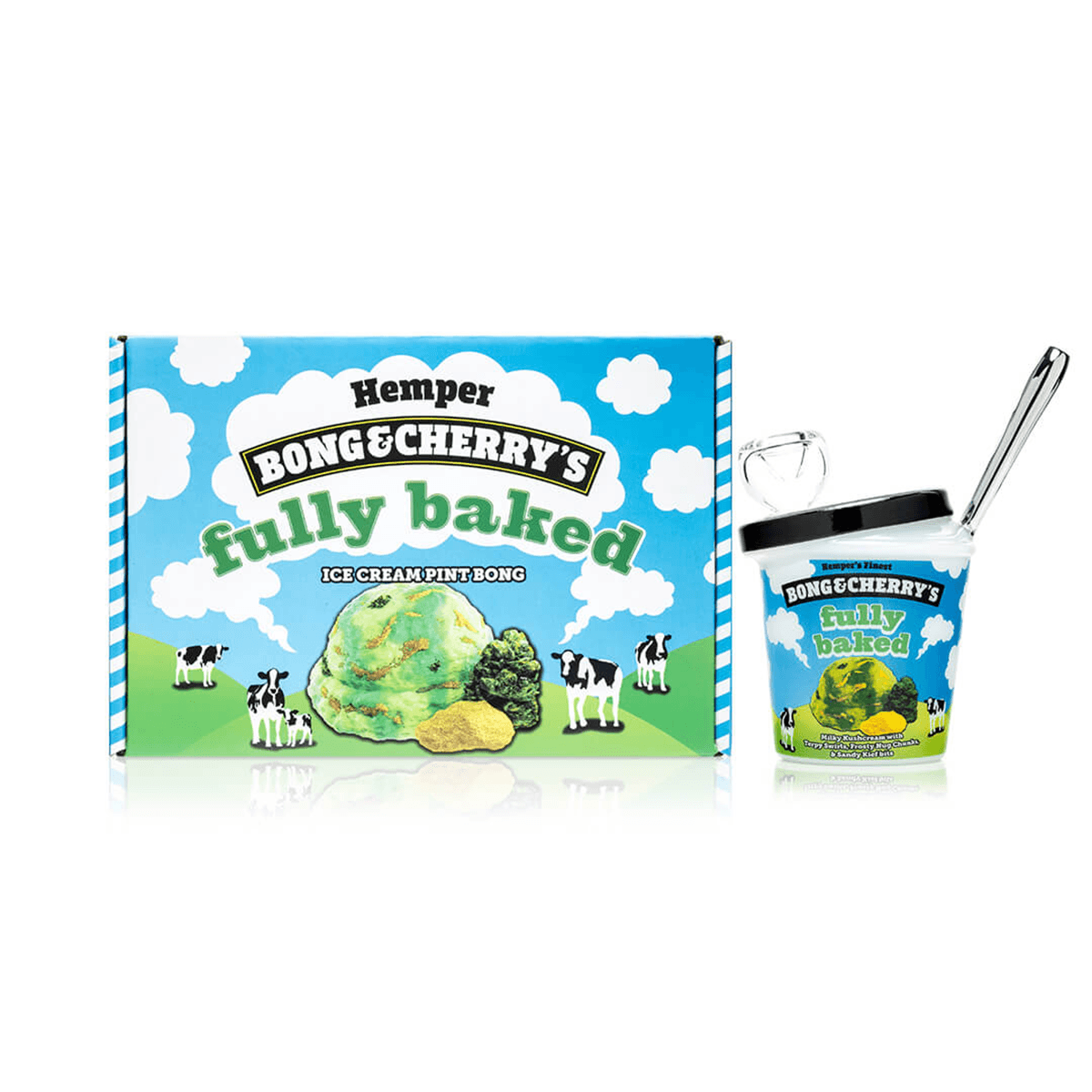 Hemper B & C Ice Cream Pint Water Pipe