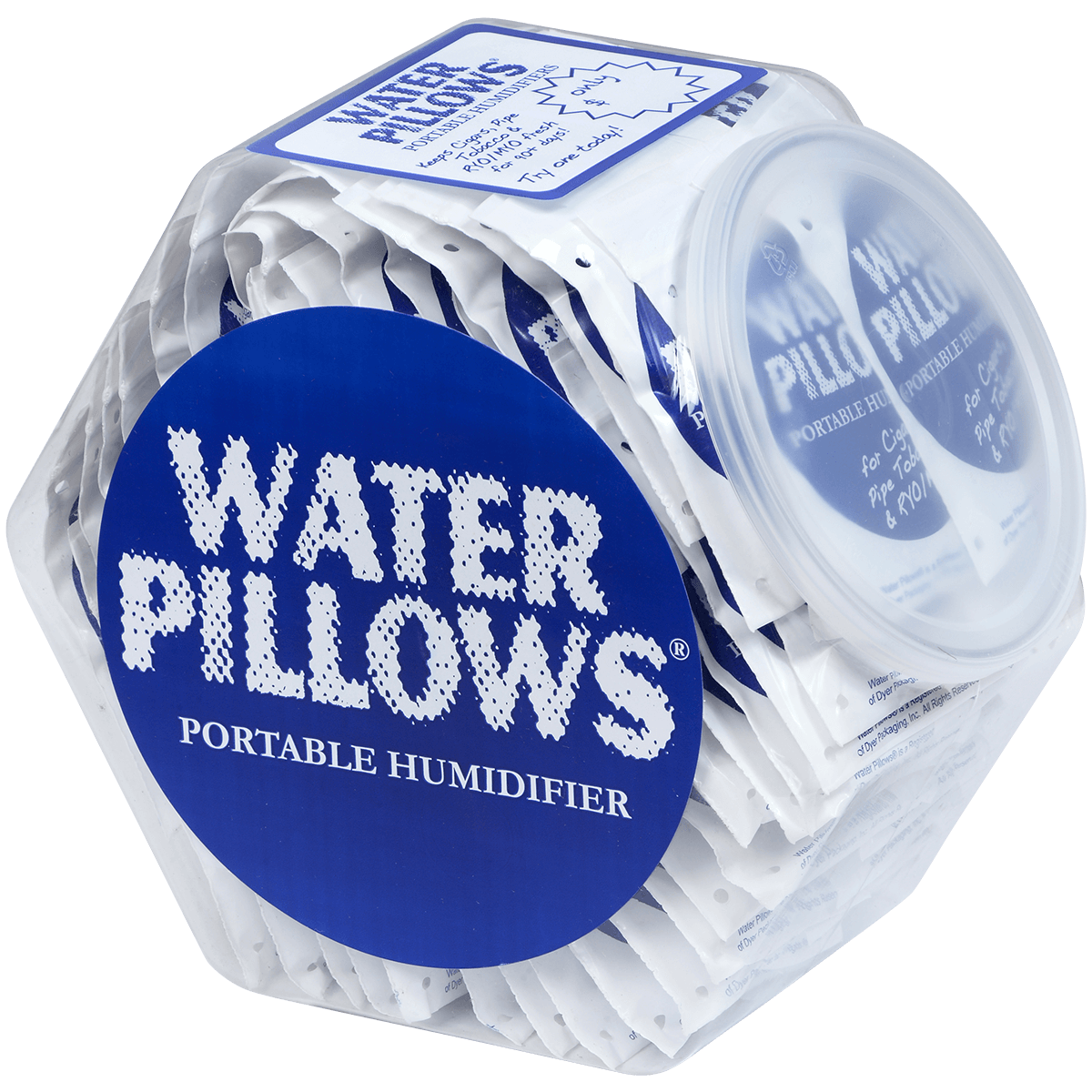Humidifier Water Pillows 75 Ct. Display Jar