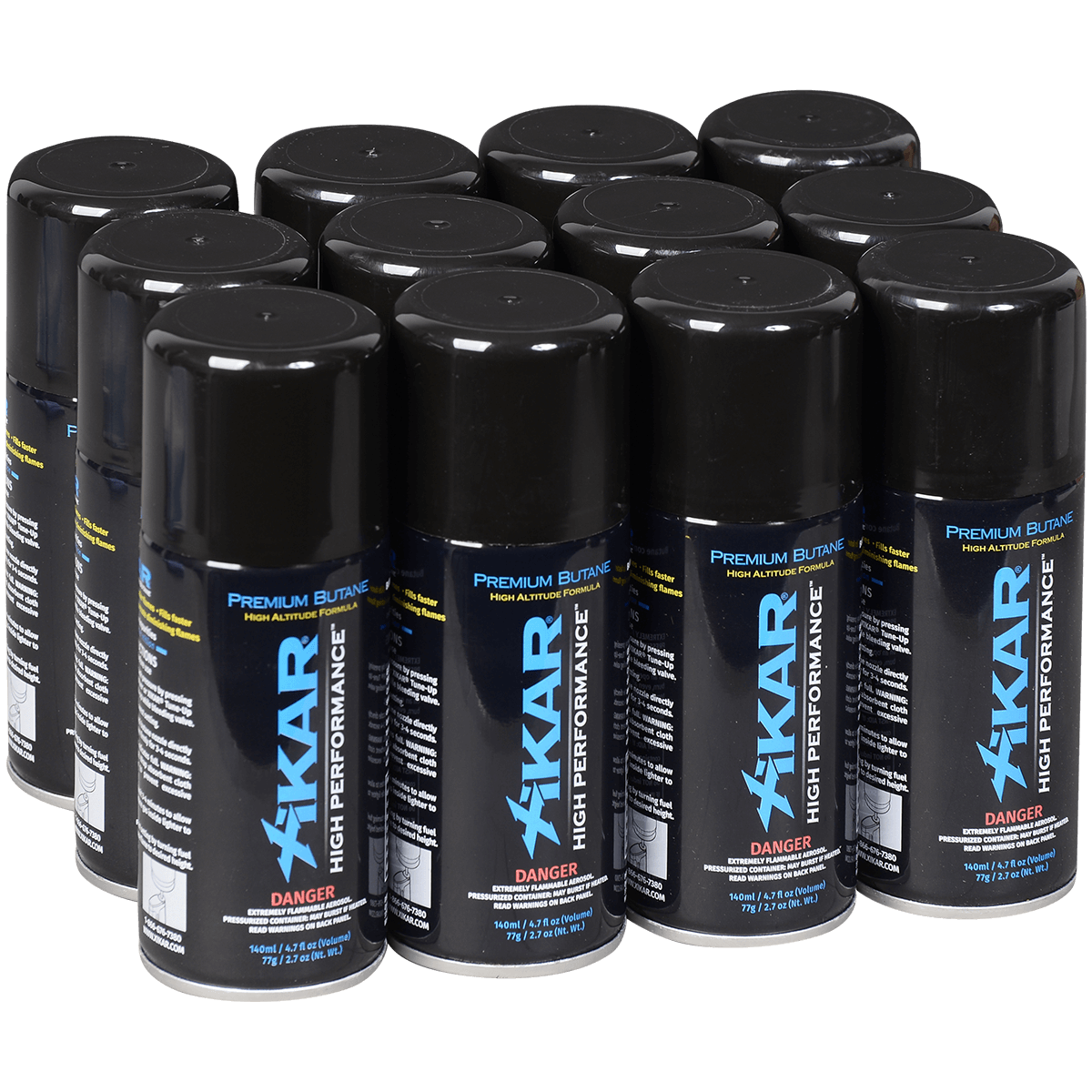 Butane Xikar High Performance 4.7 Oz (140 Ml) 12Ct.