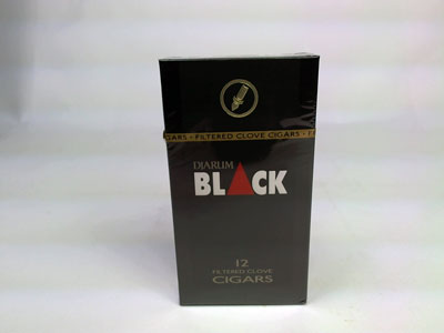 Sample - Djarum Black Filtered Cigar Retail Pack 12 Pack