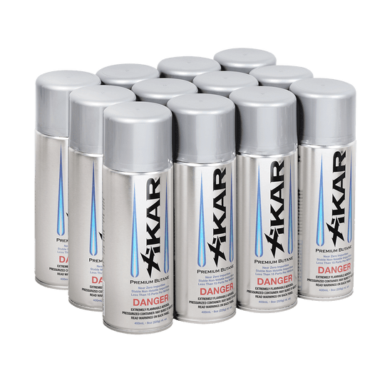 Butane Xikar 8 Oz (400Ml). 12 Ct Carton.