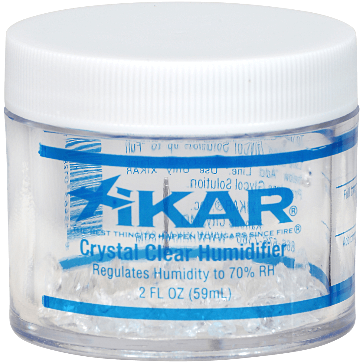 Humidifier Xikar Crystal 2 Oz. Jar For 75 Cigars 12 Ct. (Must Add Own Pg Solution)