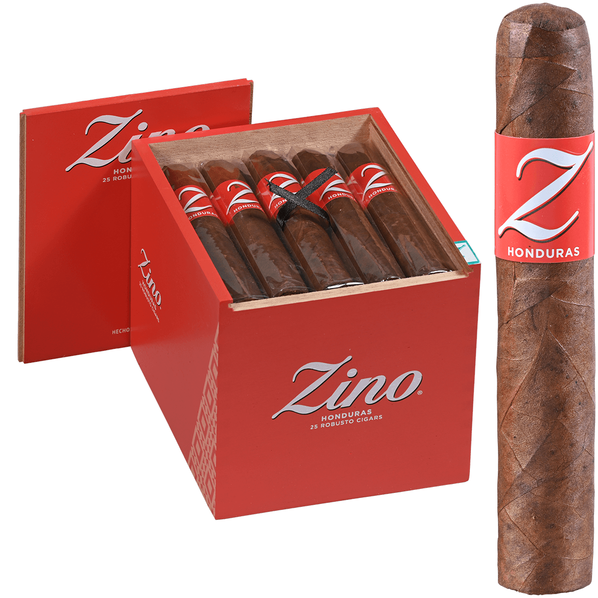 ZINO HONDURAS PRE-CUT ROBUSTO 4 CT. FRESH PACK  5/4 5X54