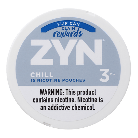 Zyn Nicotine Pouches Chill 3 Mg 1/5 Tins