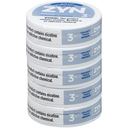 Zyn Nicotine Pouches Chill 3 Mg 1/5 Tins