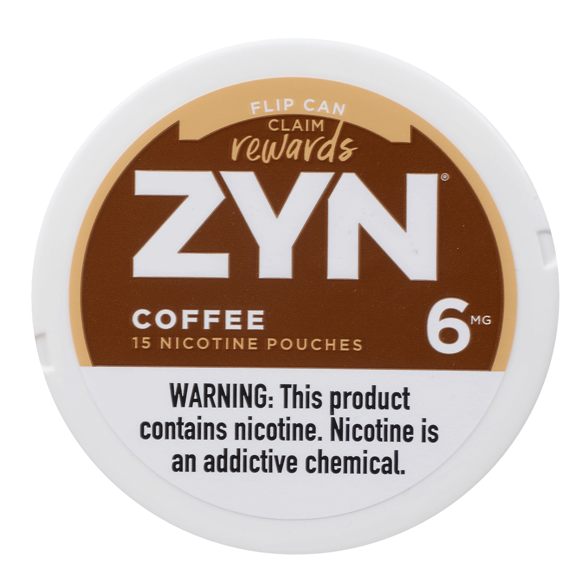 Zyn Nicotine Pouches Coffee 6 Mg 1/5 Tins