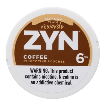 Zyn Nicotine Pouches Coffee 6 Mg 1/5 Tins