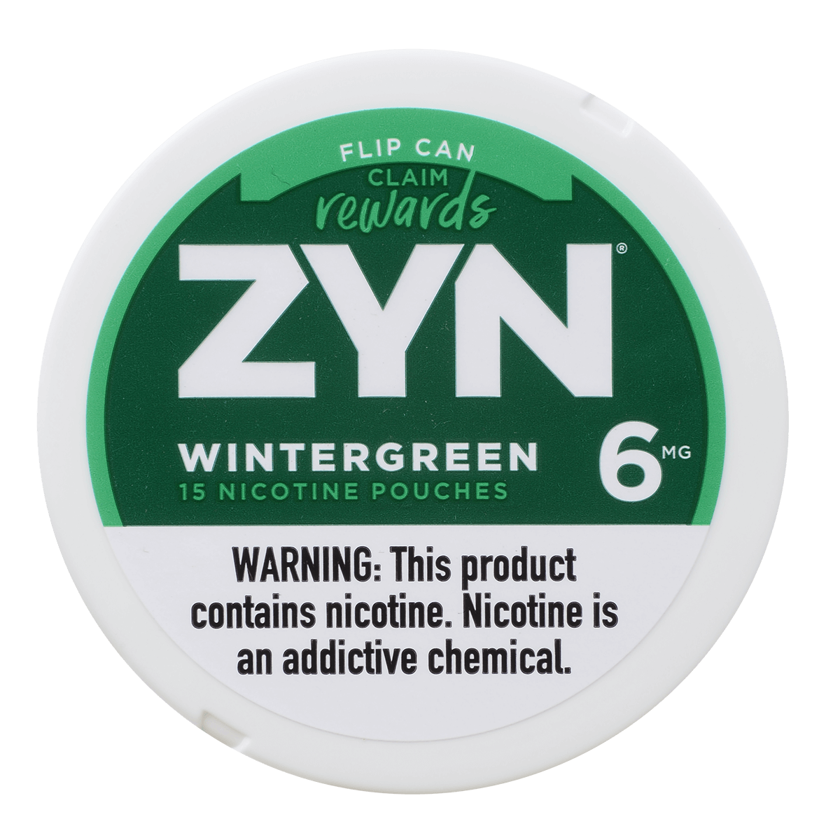Zyn Nicotine Pouches Wintergreen 6 Mg 1/5 Tins