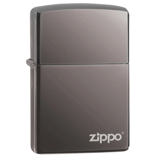 Zippo Black Ice W Zippo Logo