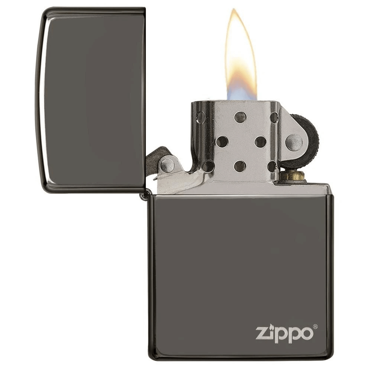 Zippo Black Ice W Zippo Logo