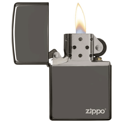 Zippo Black Ice W Zippo Logo
