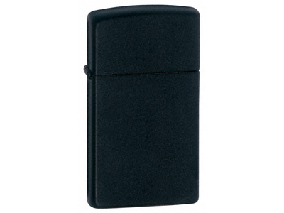 Zippo Black Matte Slim