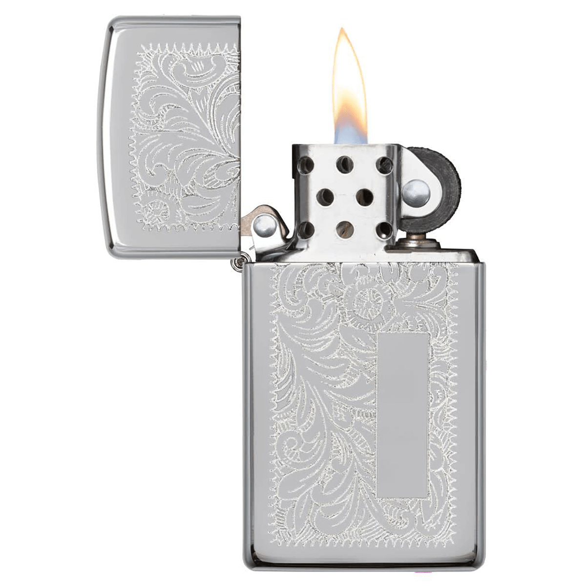 Zippo Venetian High Polish Chrome Slim