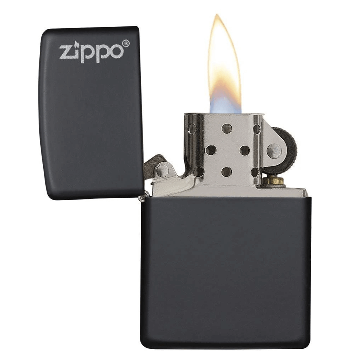 Zippo Black Matte WZippo Logo