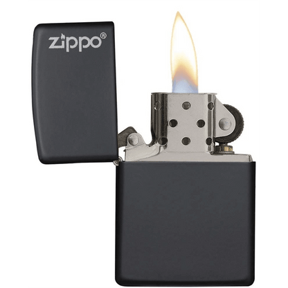 Zippo Black Matte WZippo Logo