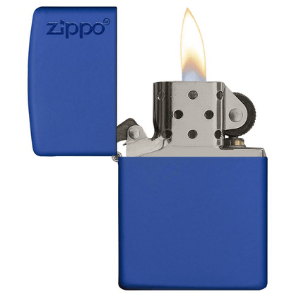 Zippo Royal Blue Matte WZippo Logo