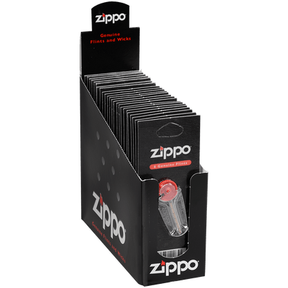 Zippo Flint Display Box 6 Flint 24 Ct. Dispencers