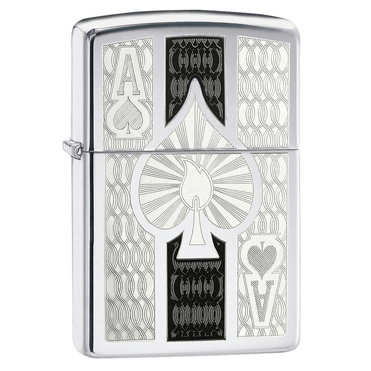 Zippo Ace High Polish Chrome
