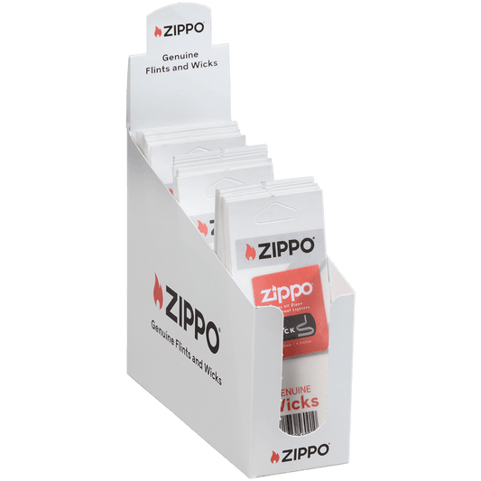 Zippo Wick Display Box 1 Wick Per Card 24 Cards Per Box