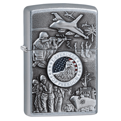 Zippo Joined Forces Emblem Street Chrome