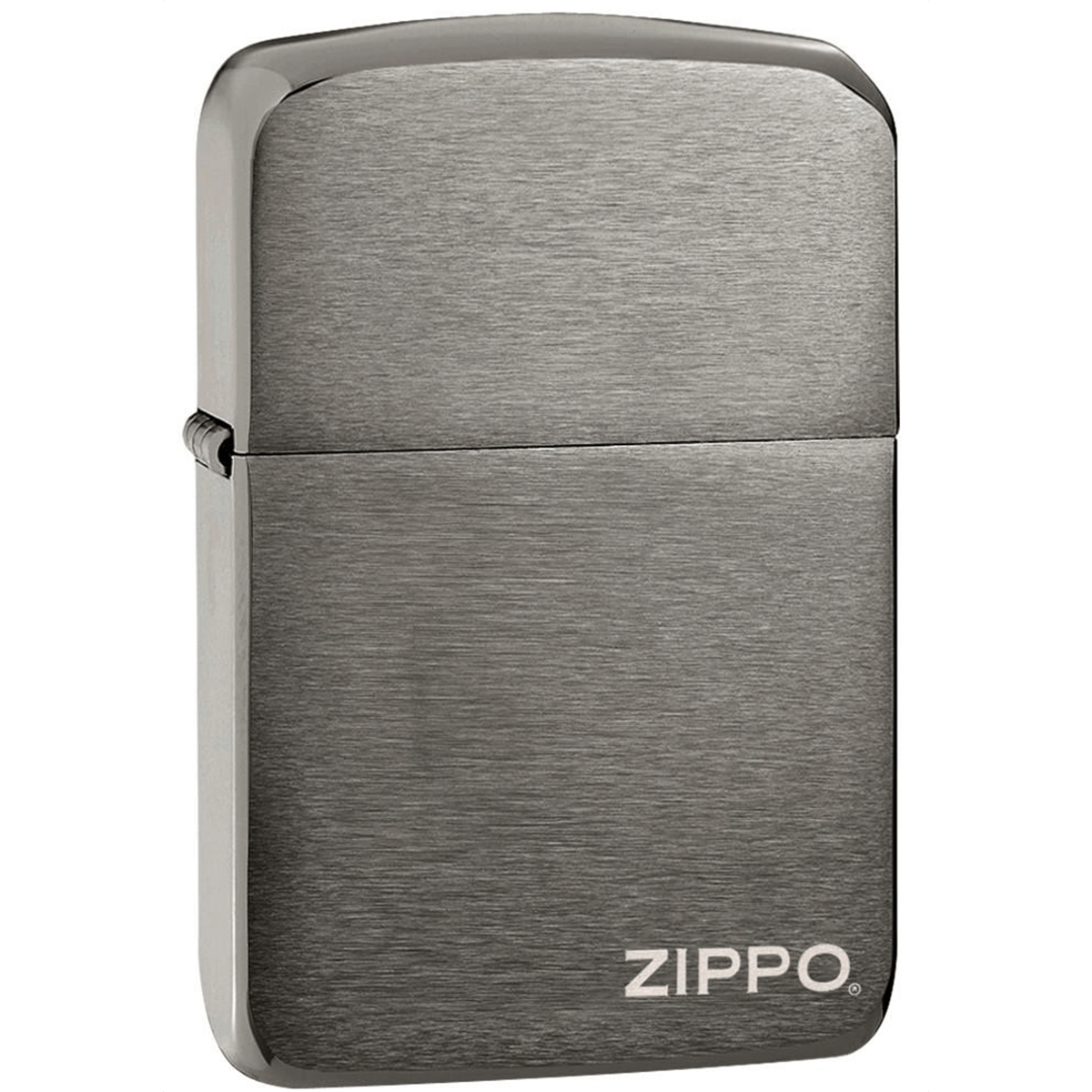 Zippo 1941 Replica Black Ice With Zippo Logo