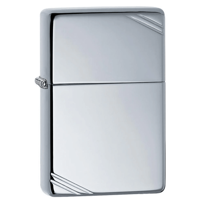 Zippo Vintage WSlashes High Polish Chrome