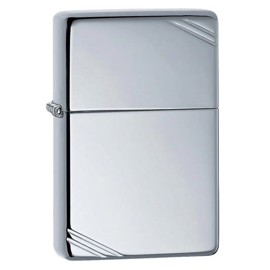 Zippo Vintage WSlashes High Polish Chrome