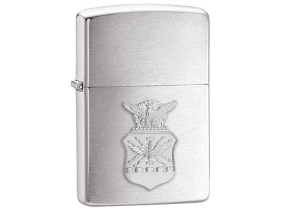 Zippo U.S. Air Force Emblem Brushed Chrome
