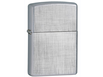 Zippo Linen Weave Classic Brushed Chrome