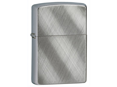 Zippo Diagonal Weave Classic Brushed Chrome