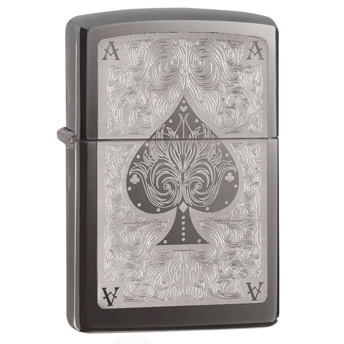 Zippo Ace Of Spade Black Ice