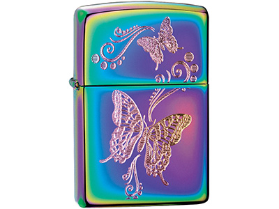 Zippo Spectrum Finish Butterfly