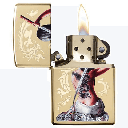 Zippo Mazzi Dragon Lady High Polish Brass