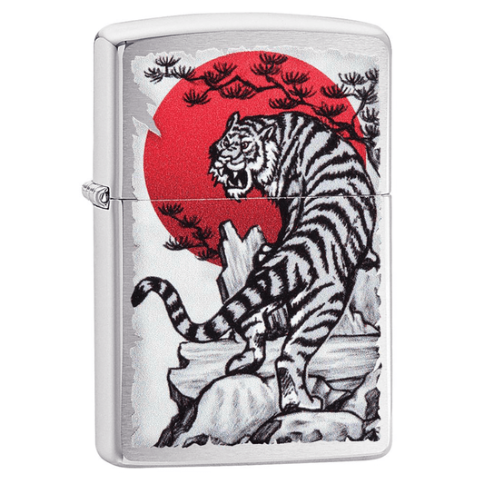 Zippo Asian Tiger Brushed Chrome