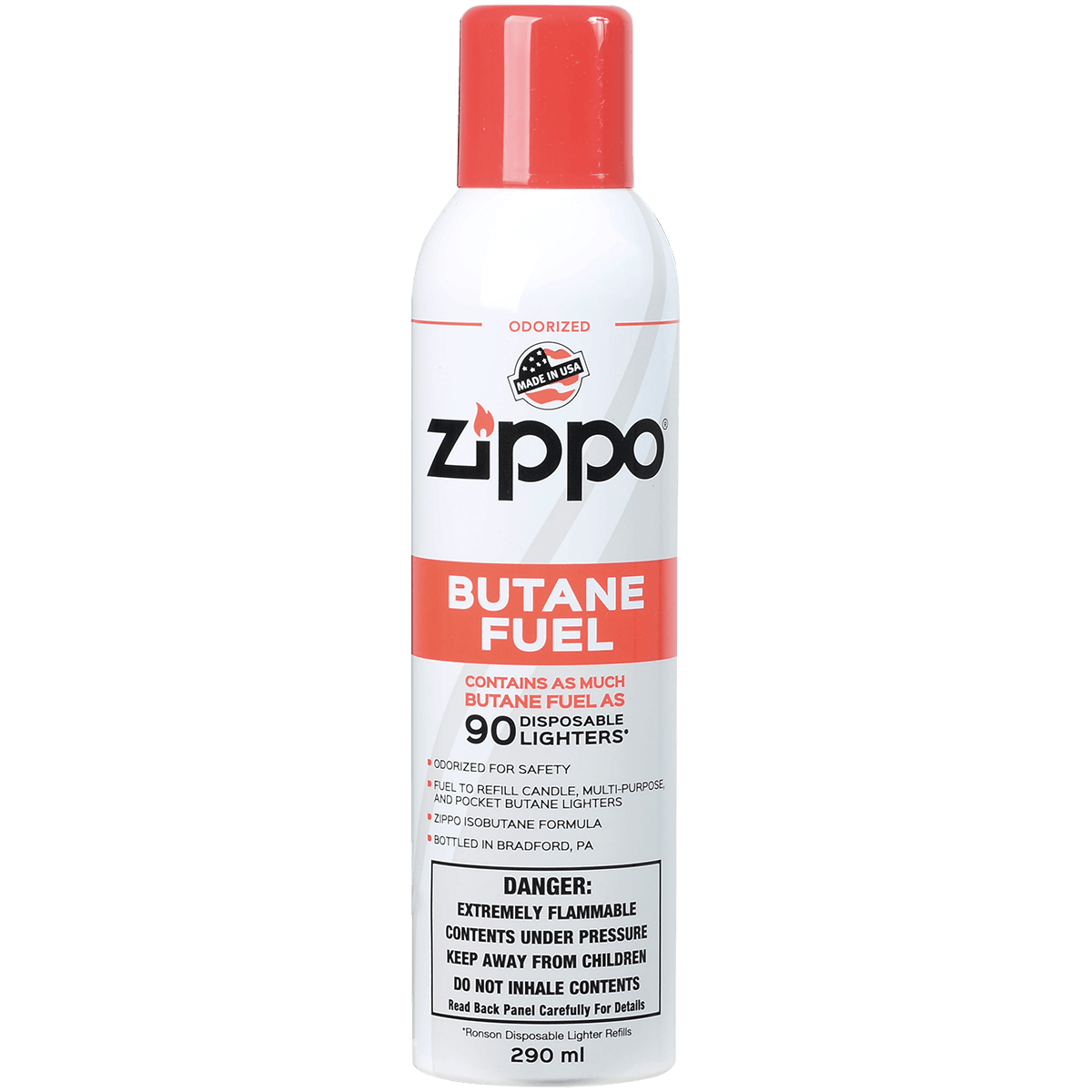 Butane Fuel Ordorized Zippo 165 Grams 12 Ct.