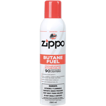 Butane Fuel Ordorized Zippo 165 Grams 12 Ct.