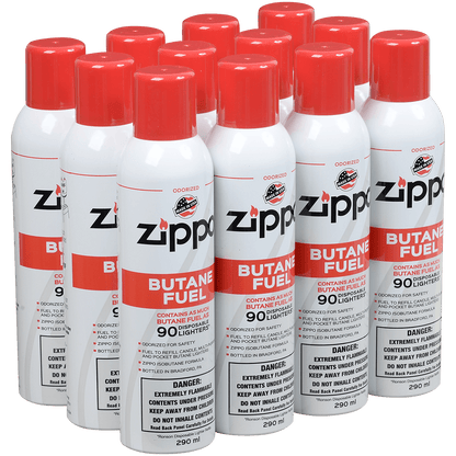 Butane Fuel Ordorized Zippo 165 Grams 12 Ct.