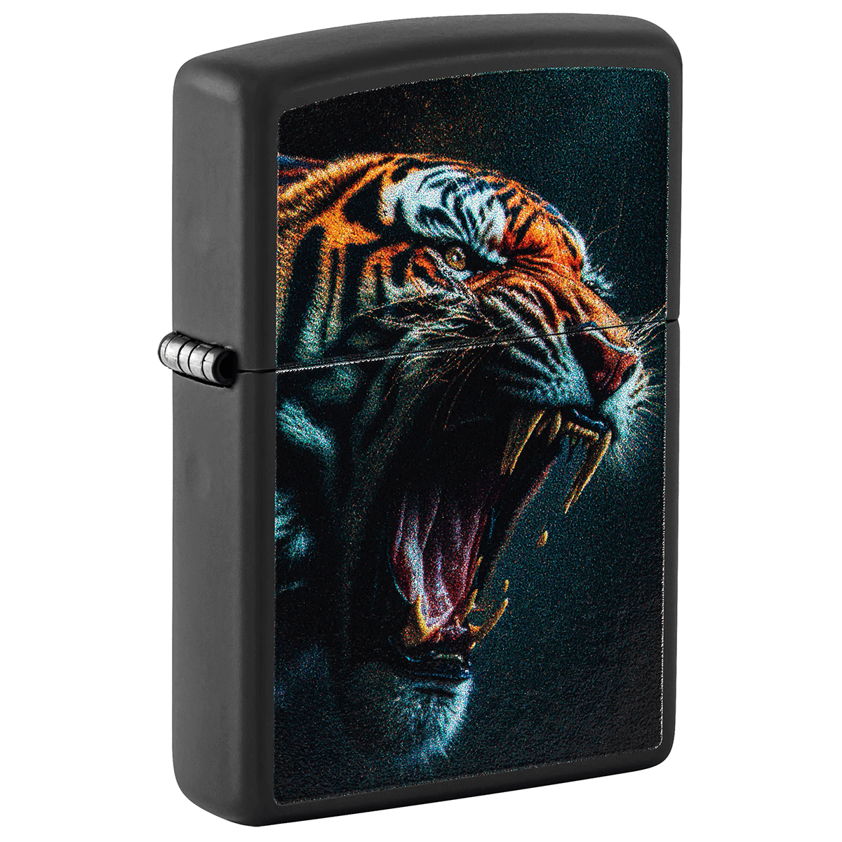 Zippo Roaring Tiger Color Image Matte Black