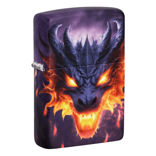 Zippo 540 Color Glow In The Dark Firey Dragon