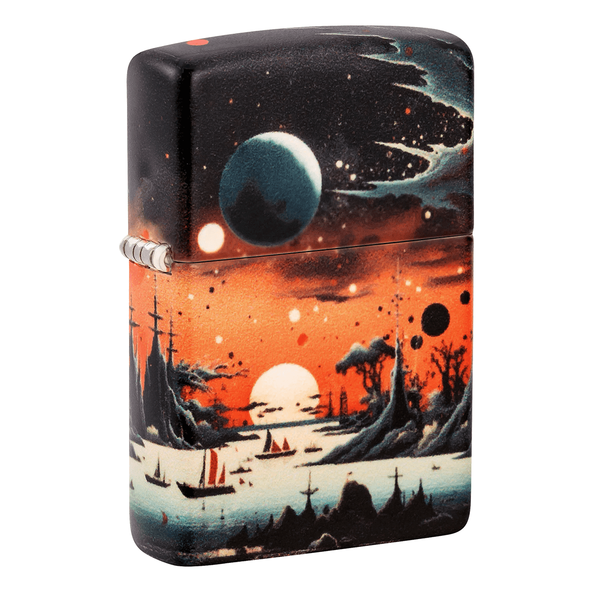 Zippo Dark Planet Skies 540 Color Matte Finish