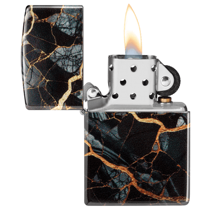 Zippo 540 Fusion Cracked Mabel Design