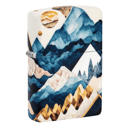 Zippo Snowy Mountain Outdoors 540 Color Matte Finish