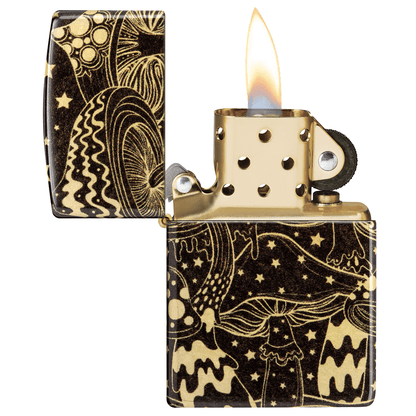 Zippo 540 Fusion Mushrooms And Stars