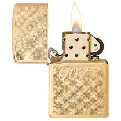 Zippo James Bond Engarved Brushed Brass